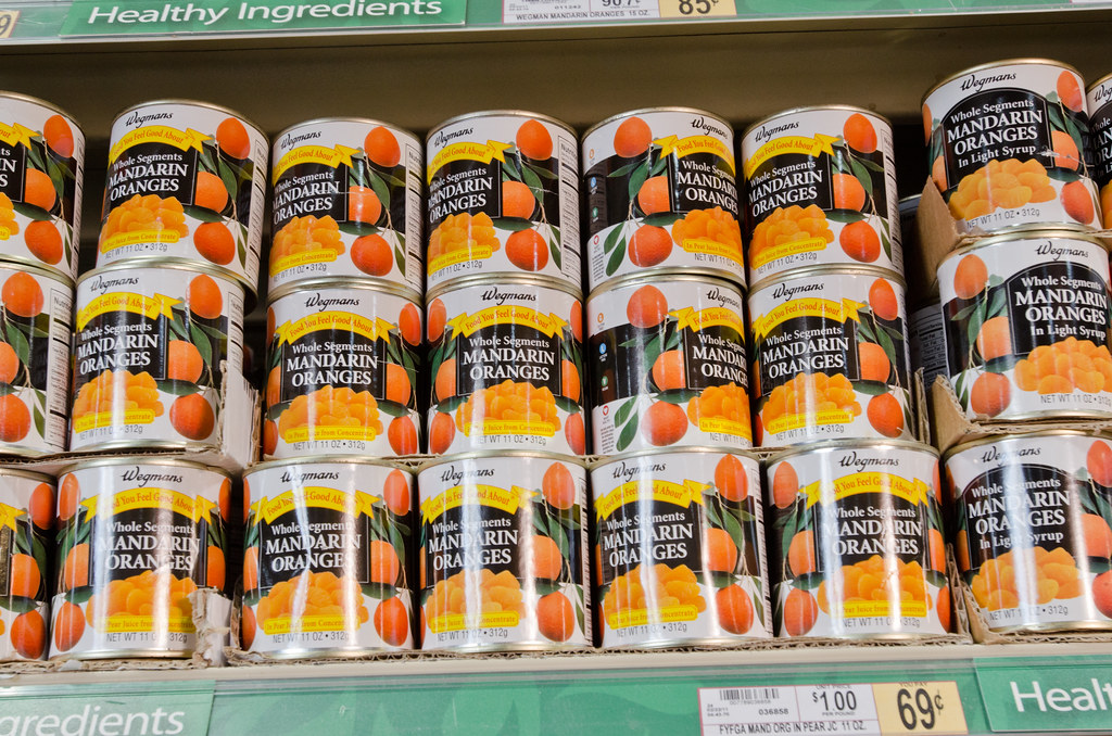 Canned fruit